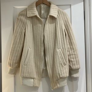Vintage Wool Bomber Jacket
